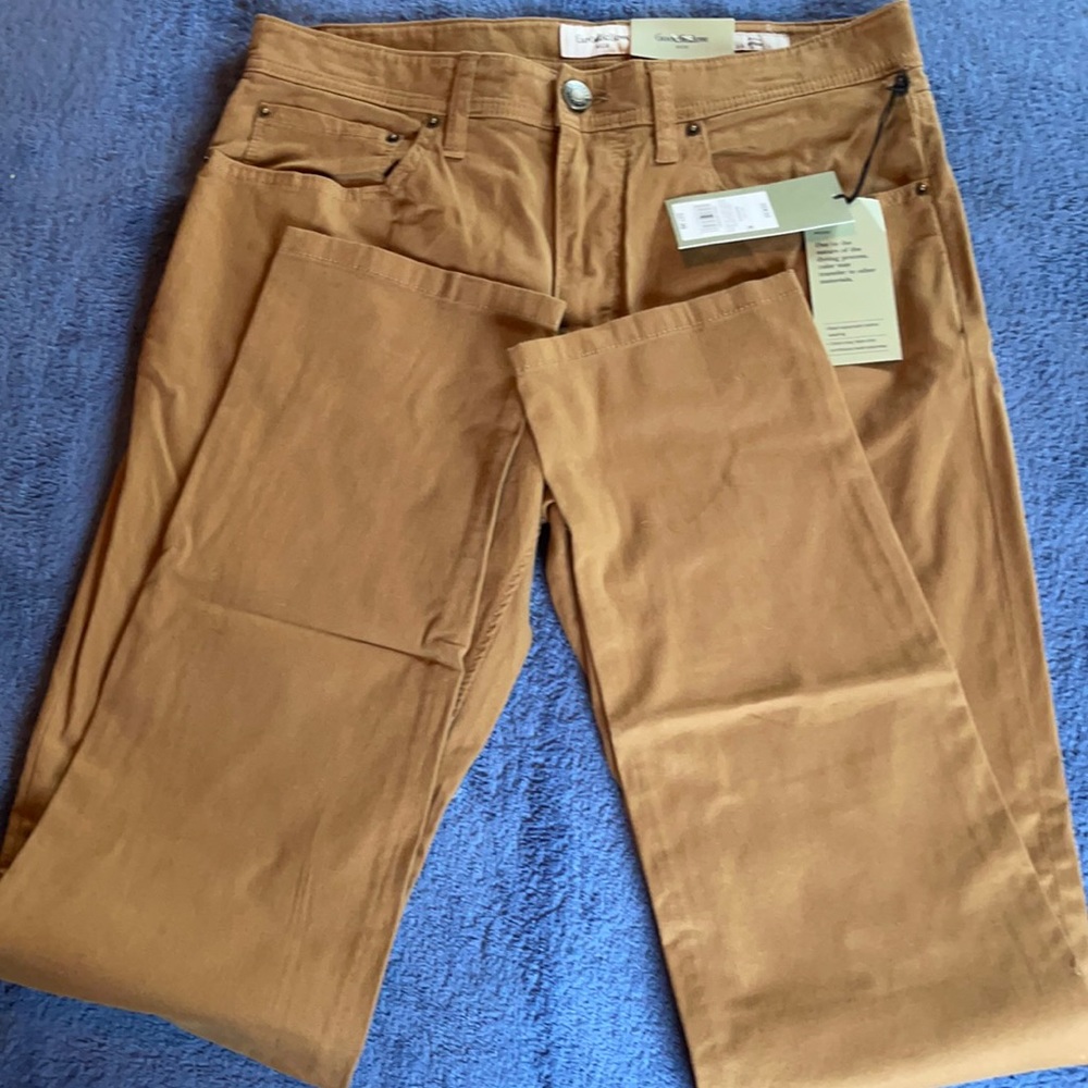 Good fellow & Co tan/ brown corduroy like material